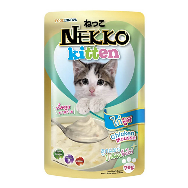 Nekko Kitten Food Chicken Mousse (70g) 01