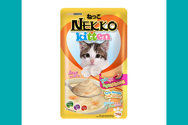 Nekko Kitten Food Tuna Mousse With Salmon (70g) 02