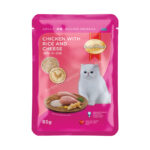 SmartHeart Cat Pouch Chicken With Rice & Cheese (85g) petcobd