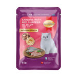 SmartHeart Cat Pouch Sardine With Red Snapper in Jelly (85g) petcobd