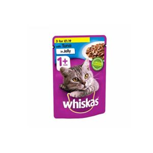 Whiskas Adult Cat (1+ year) Pouch Chicken in Jelly (UK) 02 petcobd