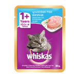 Whiskas Adult Cat (1+ year) Pouch Ocean Fish 85g 01 petcobd