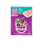 Whiskas Kitten Pouch Junior (2 12 months) Tuna 01 petcobd