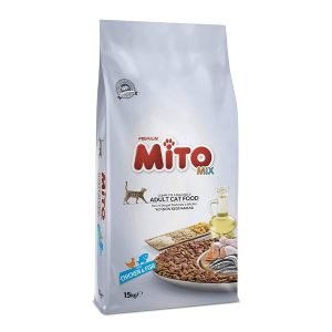 Mito Mix Adult Cat Food with Chicken & Fish (1kg & 15kg) 01