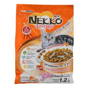 Nekko Love Mix Cat Food Salmon Lamb & Rice 3kg 01