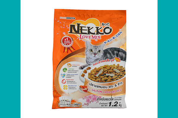 Nekko Love Mix Cat Food Salmon Lamb & Rice 3kg 03