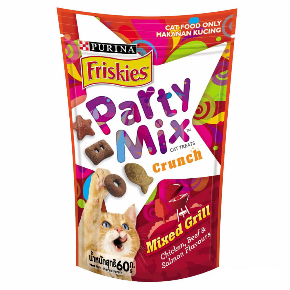 Friskies Party Mix Crunch Mixed Grill 60g - Petco BD