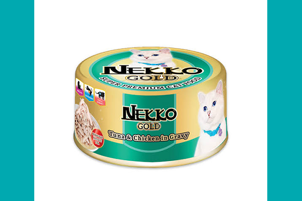 Nekko Gold Can Food Tuna & Chicken in Gravy 85g 02