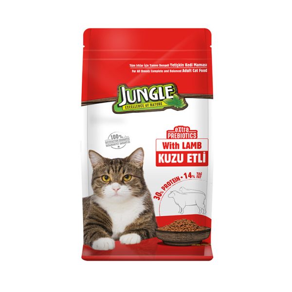 Jungle Adult Cat Dry Food Lamb 01 petcobd