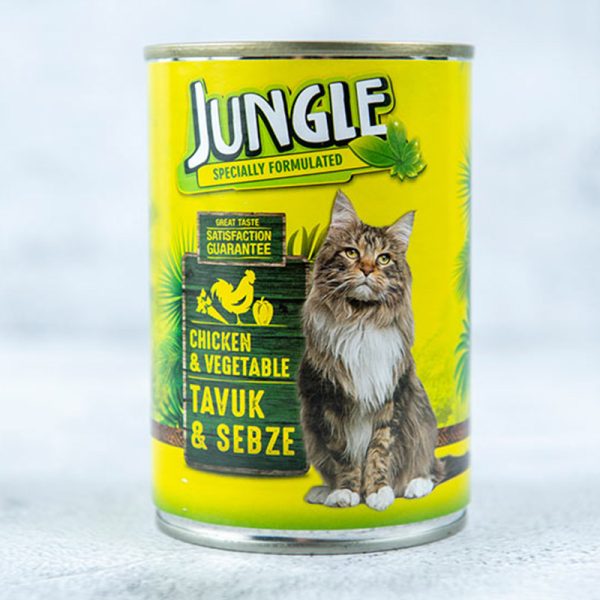 Jungle Cat Can Food Chicken & Vegetable 01 petcobd