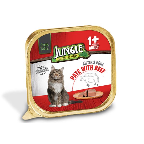 Jungle Cup Cat Pate With Beef 02 petcobd