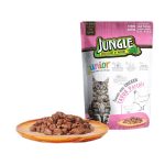 Jungle Kitten Pouch Chunks With Chicken 01 petcobd