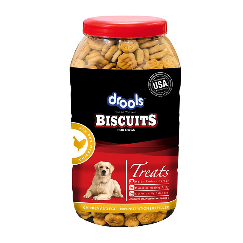 Drools Dog Treat Chicken & Egg Biscuit Petco BD
