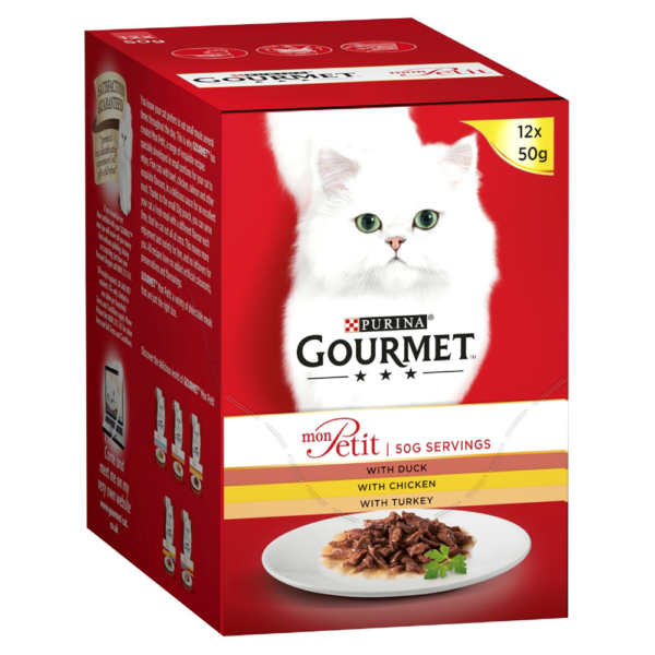Purina Gourmet Mon Petit 50g ( With Duck, With Chicken , With Turkey ...