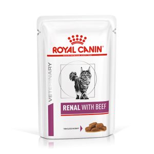 Royal Canin Cat Pouch Renal With Beef Thin Slices in Gravy 85g 01