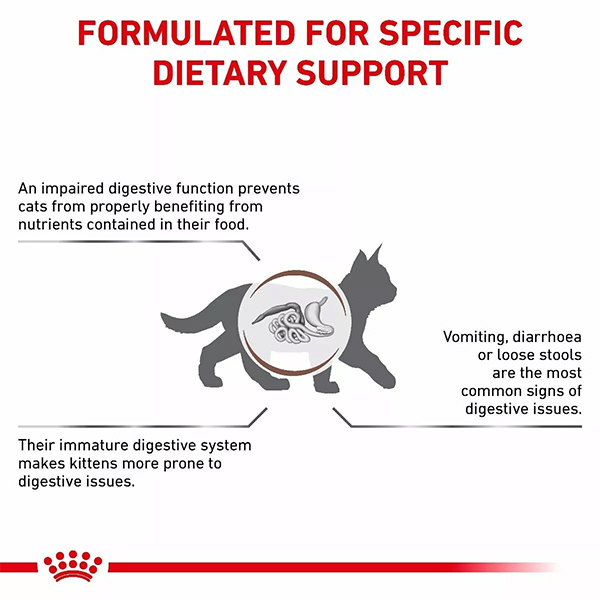 Royal Canin Veterinary Diet Gastrointestinal Kitten Dry Food 400gm 02