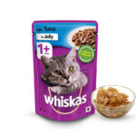 Whiskas Adult Cat (1+ year) Pouch Tuna in Jelly 02 petcobd