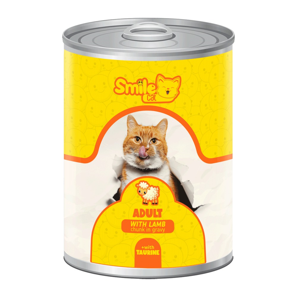 Smile Adult With Lamb Chunk in Gravy Can Food 400gm Petco BD