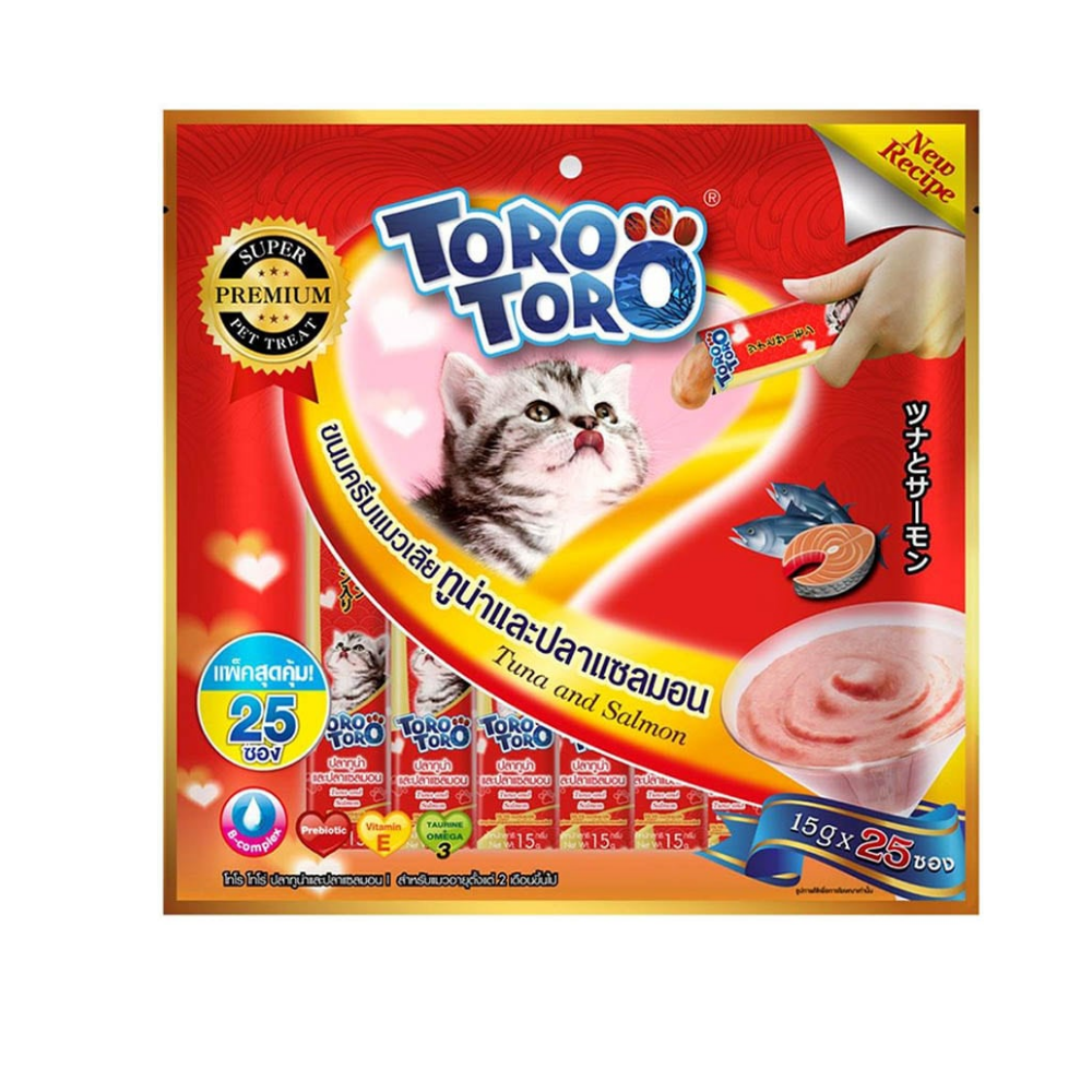 Toro Toro Tuna & Salmon (15gx25) 375g - Petco BD