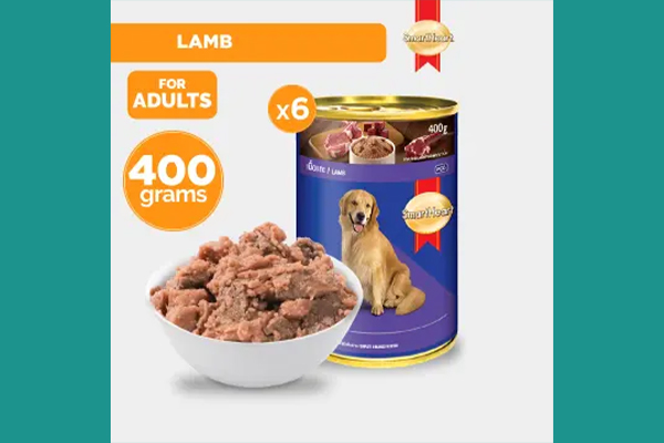 SmartHeart Dog Can Food Lamb (400g) 03