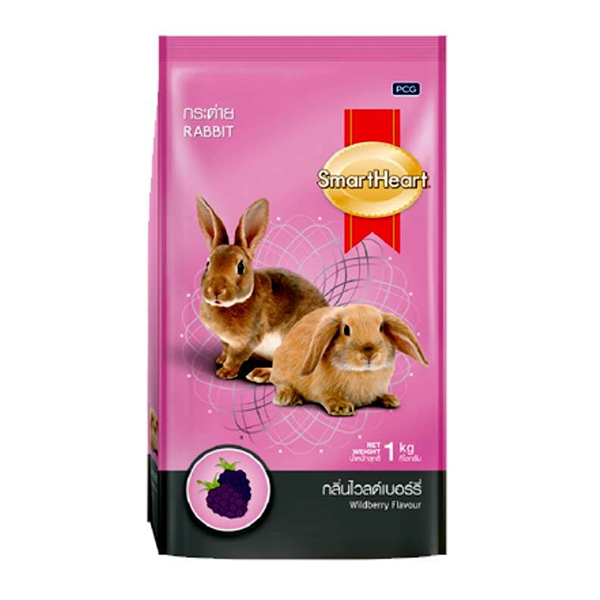 SmartHeart Rabbit Food Wild Berry Flavor 1Kg 01