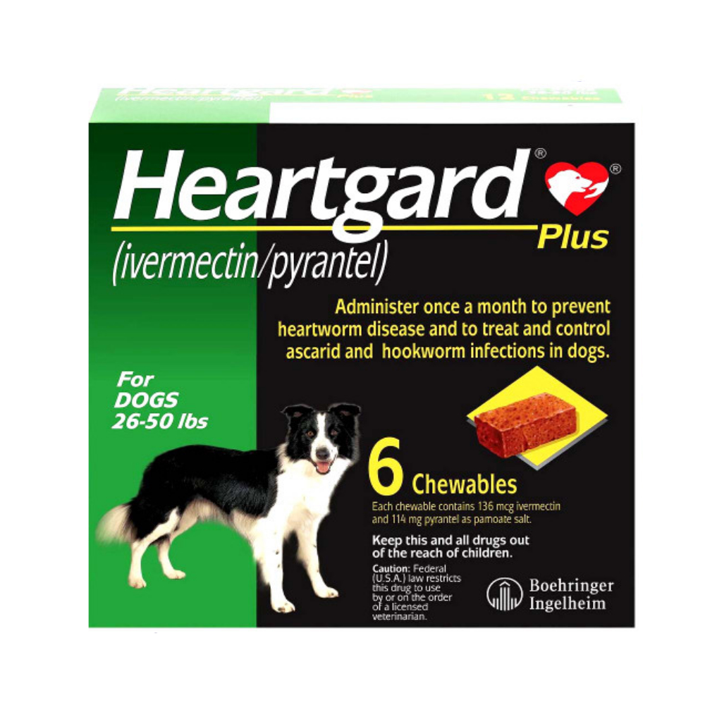 Heartgard plus For Dogs (26-50Ibs) - Petco BD