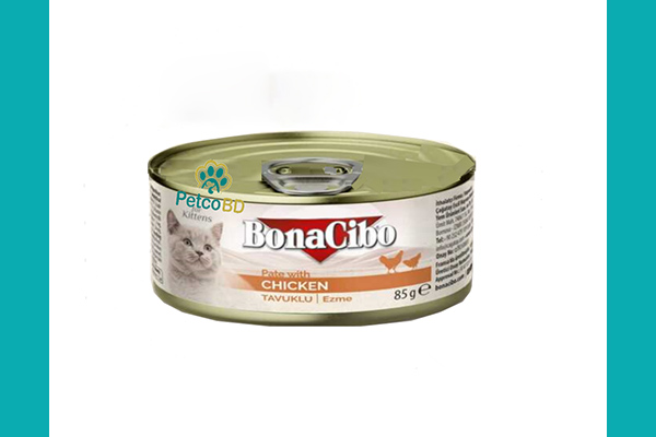 Bonacibo Kitten Canned Pate With Chicken 85g 02