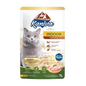 Kaniva Cat Pouch Indoor Chicken 70g Soft Jelly 01