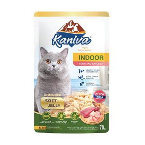 Kaniva Cat Pouch Indoor Tuna & Chicken 70g Soft Jelly 01