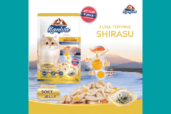 Kaniva Cat Pouch Indoor Tuna Topping Shirasu 70g Soft Jelly 03