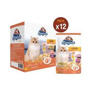 Kaniva Cat Pouch Indoor Tuna Topping Shrimp 70g Soft Jelly 02