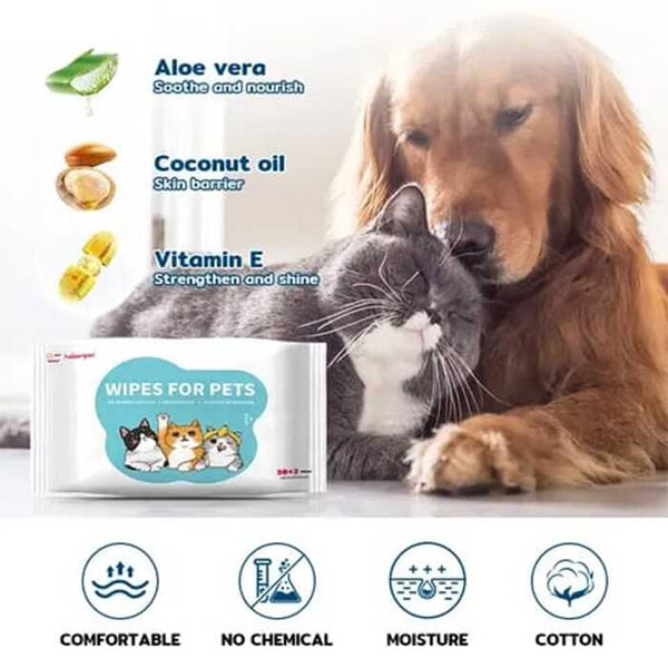 Haisenpet Anti Bacterial Pet Wet Wipes (30 Wipes 200mm X 160mm) 04