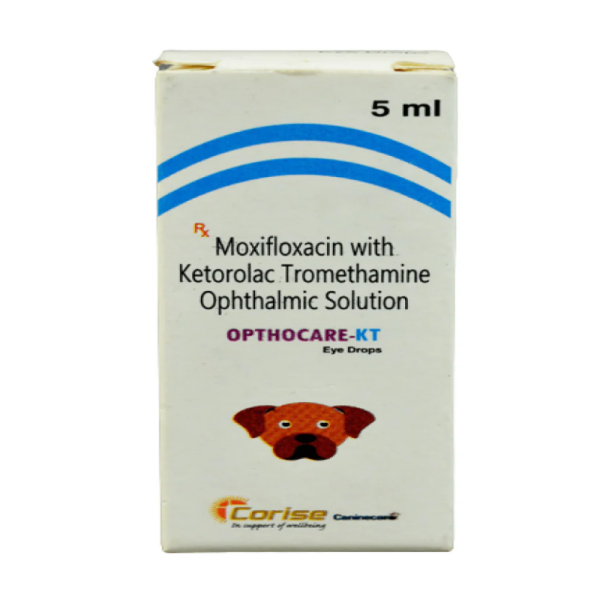 Corise Opthocare KT Moxifloxacin with Ketorolac Eye Drops for Dogs and Cats 5ML Petco BD